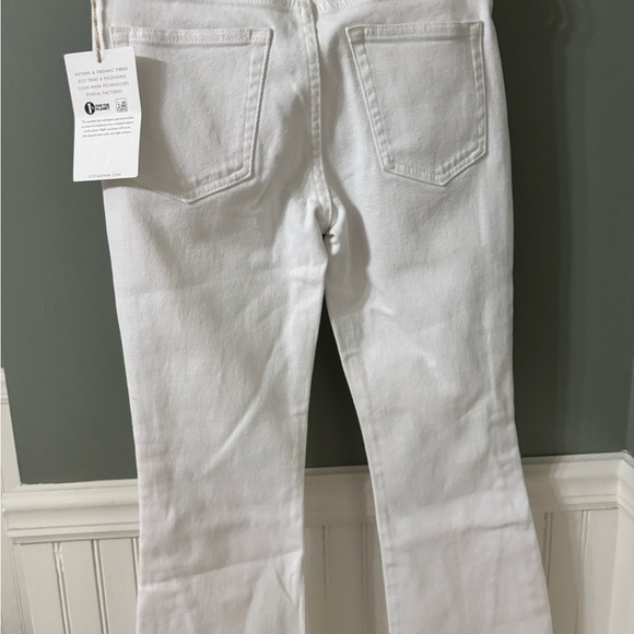 ETICA White Micki Crop Flare Jeans for Women NWT - Picture 8 of 8
